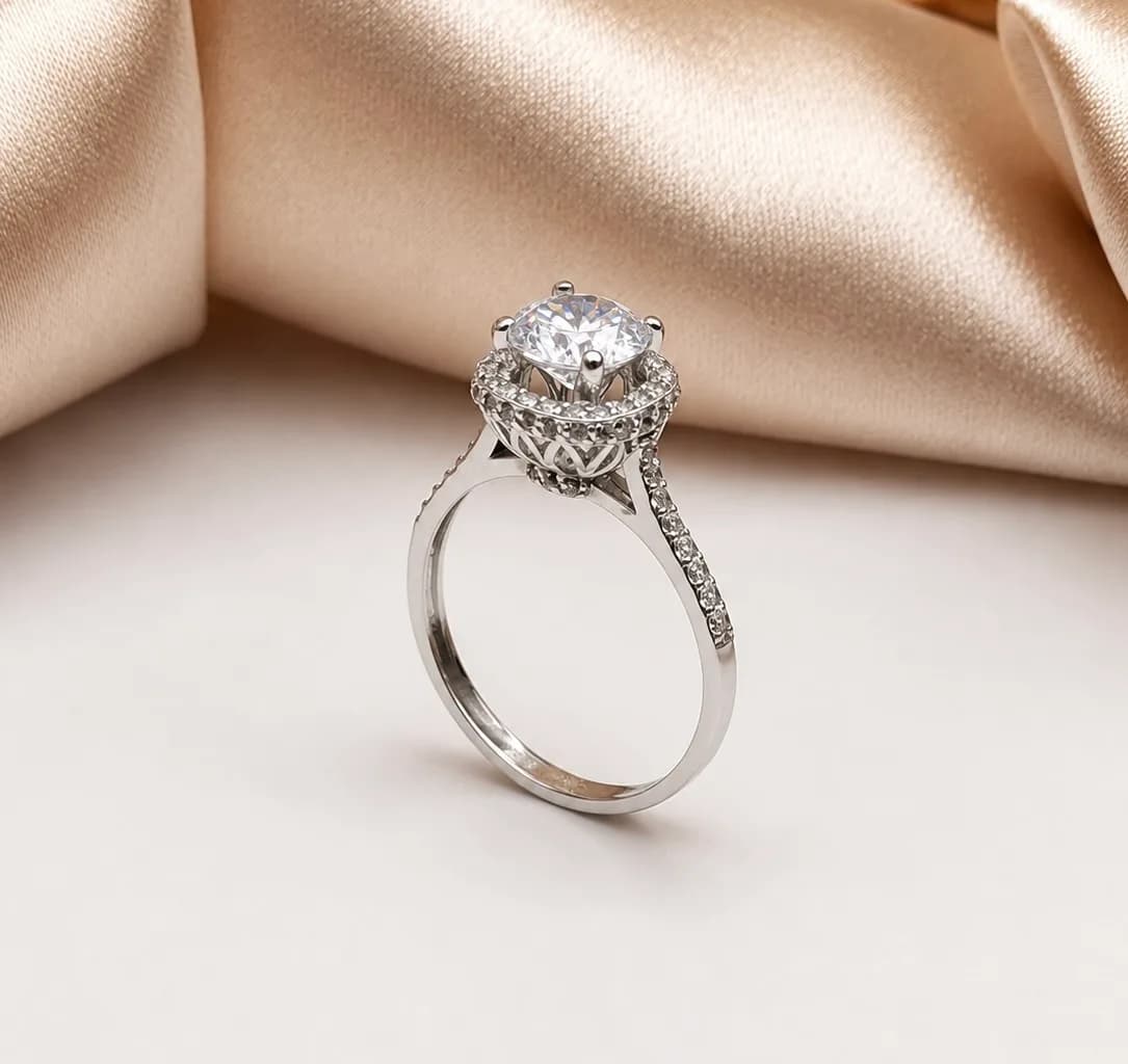 Solitaires en or
